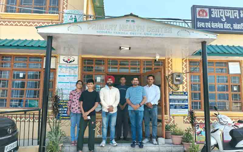 जिला ऊना कायाकल्प अवार्ड में पीएचसी सोहारी टकोली ने हासिल किया प्रथम स्थान