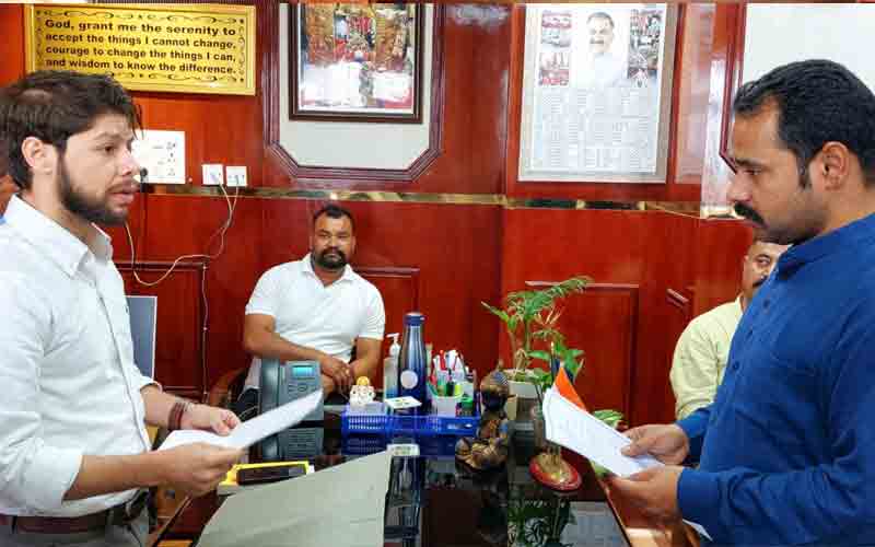 सुमित कुमार ने ली बीडीसी उपाध्यक्ष ऊना के पद की शपथ