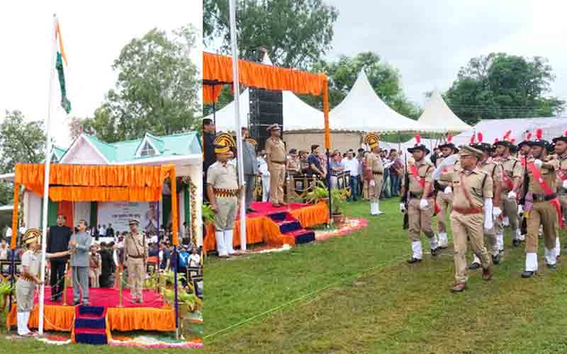 सीएम सुक्खू ने देहरा में फहराया राष्ट्रीय ध्वज, मार्च पास्ट की ली सलामी