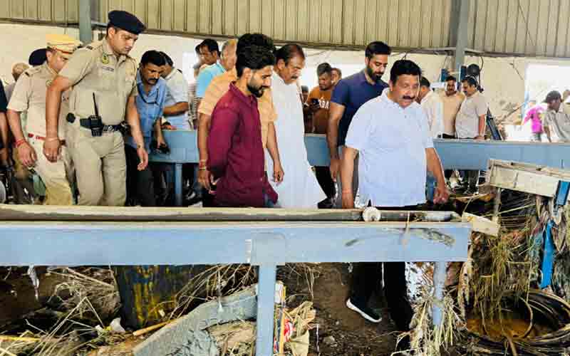 उपमुख्यमंत्री ने हरोली क्षेत्र में बाढ़ के कारण हुए नुकसान का लिया जायजा