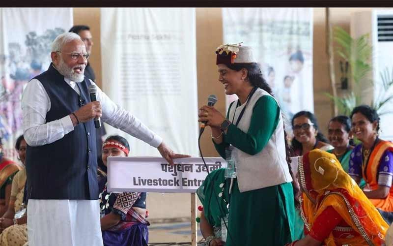 लखपति दीदी : पच्छाद की विजय ने 120 महिलाओं को बनाया लखपति, मोदी को बताई उपलब्धि