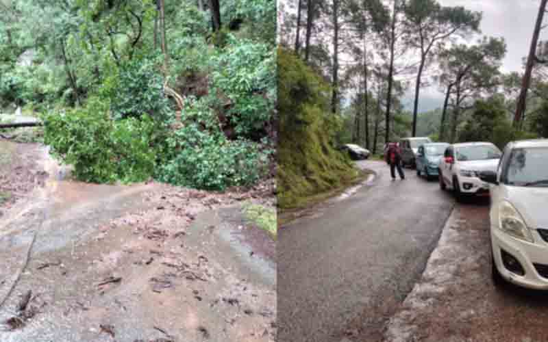 जिला सिरमौर में भारी बारिश से जनजीवन अस्तव्यस्त