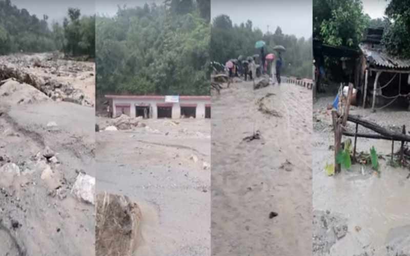 हिमाचल प्रदेश में मानसून का कहर, पांवटा में बादल फटा, एक की मौत