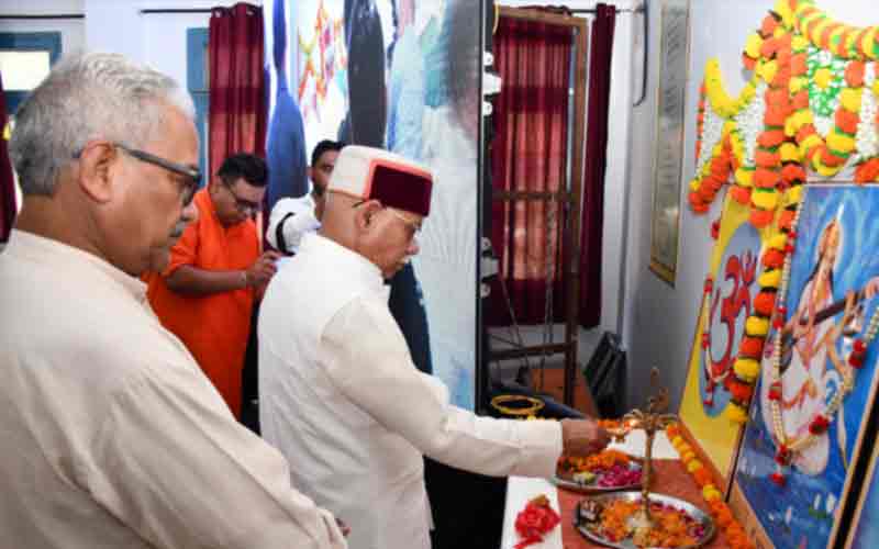 राज्यपाल ने माधव सृष्टि बहुआयामी शिक्षण संस्थान का उद्घाटन किया