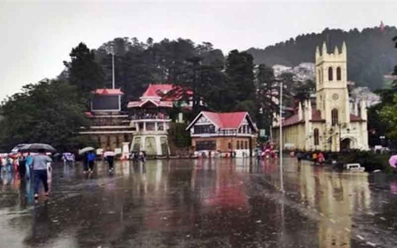 शिमला सहित कई जिलों में भारी बारिश का अलर्ट