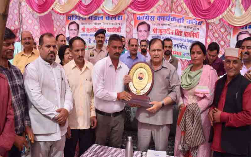 विधानसभा अध्यक्ष ने किया भुलकीनाला से पंजेहीनाल तक बनाने वाली सड़क का भूमि पूजन