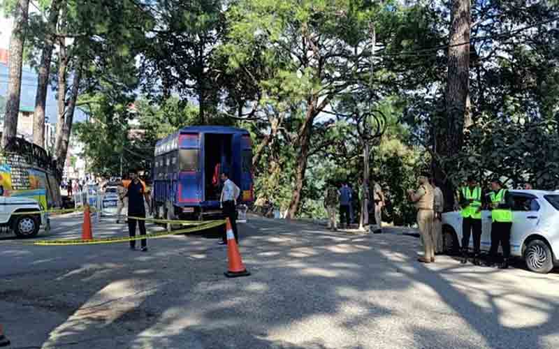 धर्मशाला में आतंकी हमले से निपटने का अभ्यास