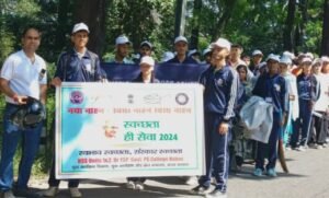 NSS volunteers rejuvenated the historic Shantisangam