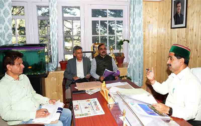 शाहपुर विधानसभा क्षेत्र में विकास कार्यों की समीक्षा बैठक