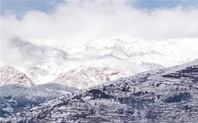 हिमाचल में मौसम का बदला मिजाज, धौलाधार की पहाड़ियों पर सीजन का पहला हिमपात