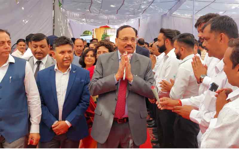 सुप्रीम कोर्ट के न्यायाधीश न्यायमूर्ति सूर्यकांत ने किया न्यायिक परिसर अंब का लोकार्पण