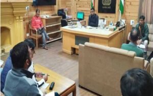 जनजातीय गौरव दिवस के आयोजन के लिए बैठक आयोजित