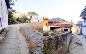 चठयाल बास के बाशिंदों ने पेश की मिसाल, मुक्ति धाम तक सड़क पहुंचाने के लिए तोड़ डाले खुद के मकान