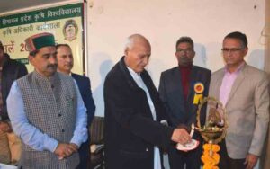 पहाड़ी राज्यों की खेती के अनुसन्धान को अलग संगठन हो: कृषि मंत्री चंद्र कुमार