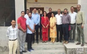 क्लस्टर लेवल कमेटी द्वारा महाविद्यालय चौकीमन्यार की इंटरनल रैंकिंग का भौतिक सत्यापन किया