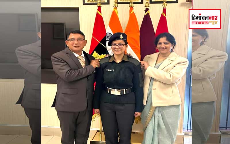 हमीरपुर की बेटी डॉ. नेहा पुरी बनी भारतीय सेना में कैप्टन