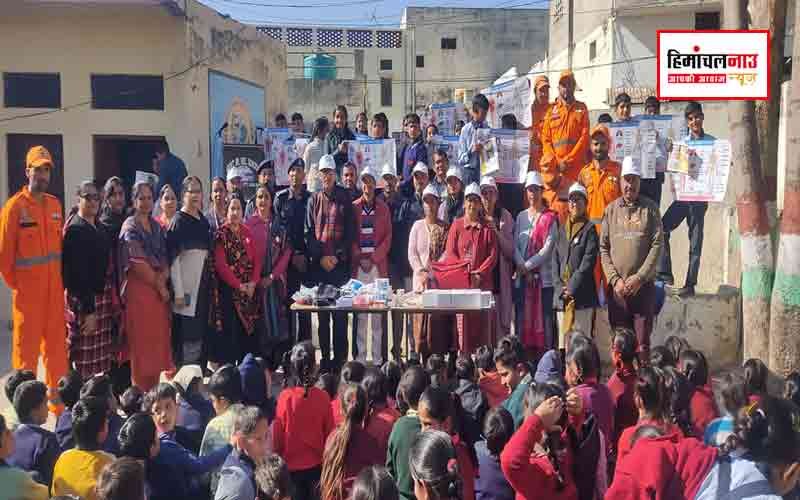 राजकीय वरिष्ठ माध्यमिक विद्यालय जखेडा / आपदा प्रबंधन पर स्कूल सुरक्षा प्रशिक्षण कार्यक्रम आयोजित