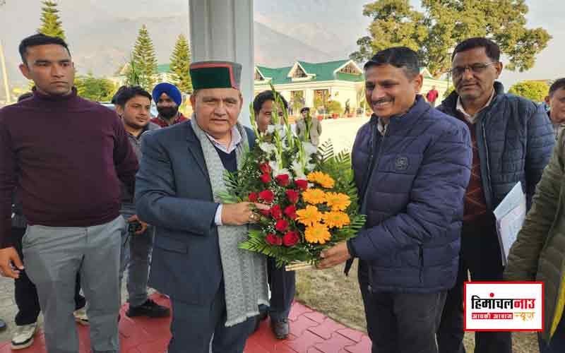 विधानसभा अध्यक्ष कुलदीप सिंह पठानिया ने तपोवन में सत्र की तैयारियों का लिया जायजा