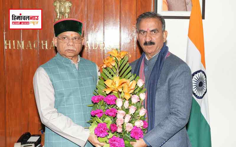 मुख्यमंत्री ने राज्यपाल को नववर्ष की शुभकामनाएं दी 