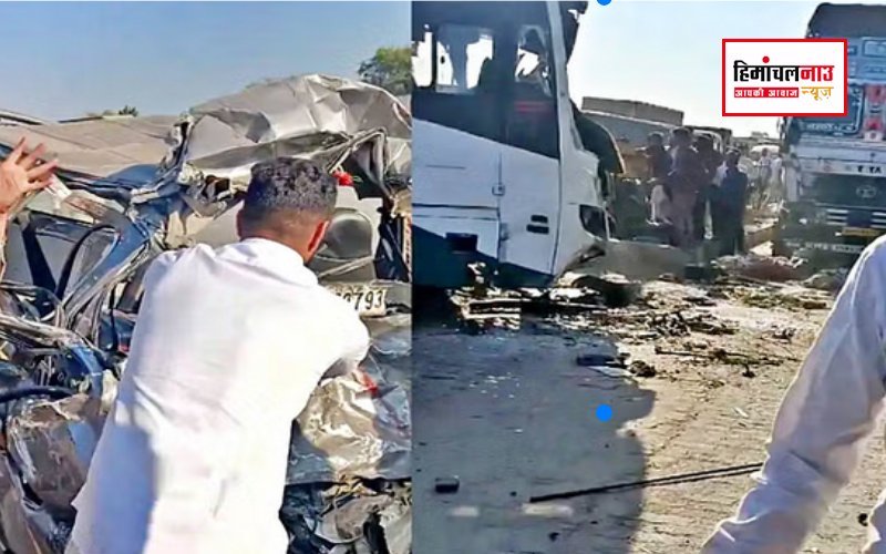 Rajasthan / कार और रोडवेज बस की भिड़ंत में 8 लोगों की मौ*त, टायर फटने से बेकाबू बस ने कार को मारी टक्कर
