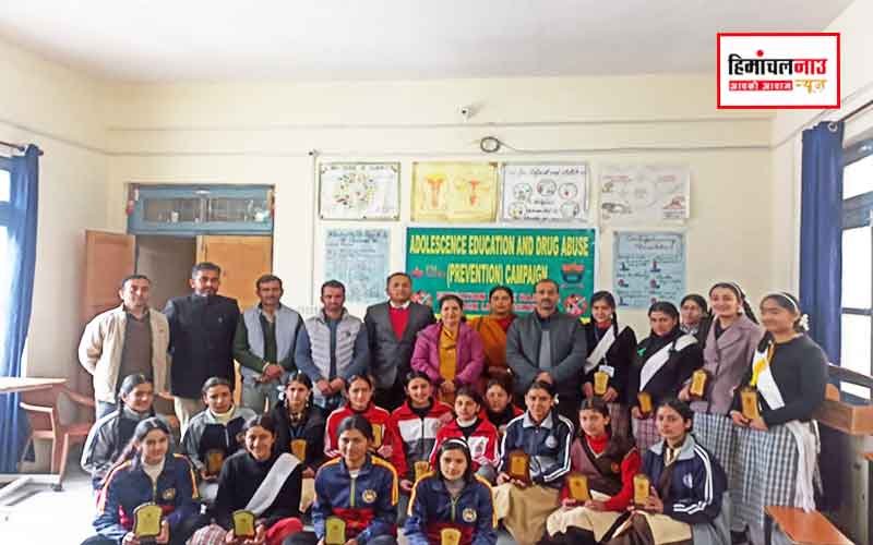 गवर्नमेंट मॉडल सीनियर सेकेंडरी स्कूल, राजगढ़ में नशे के खिलाफ जागरूकता अभियान