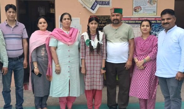 जंगला भूड़ की कनिष्का ने राज्य स्तरीय NMMS परीक्षा में लहराया परचम