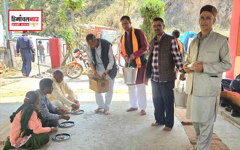 नवरात्रि समापन पर बाला सुंदरी सनाडी मंदिर में भंडारा, श्रद्धालुओं का उमड़ा सैलाब