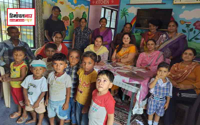 ऊना और हरोली की आंगनवाड़ियों में पोषण पखवाड़ा मनाया गया , शिविरों के माध्यम से दी गई पोषण की जानकारी