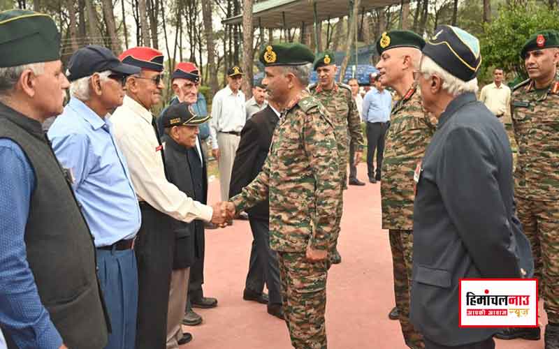 धर्मशाला युद्ध स्मारक में पश्चिमी सेना कमांडर ने वीर शहीदों को अर्पित की श्रद्धांजलि