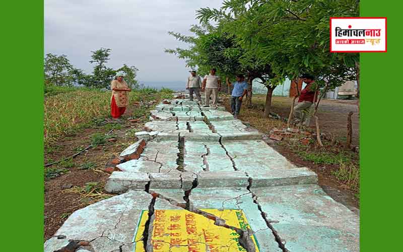 भाबी भनोत स्कूल की सुरक्षा दीवार तूफान में गिरी, बड़ी अनहोनी टली