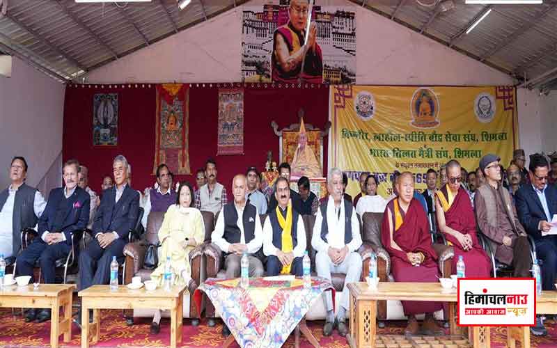 संभोटा तिब्बती स्कूल में बुद्ध पूर्णिमा समारोह में मुख्यमंत्री सुक्खू ने दी भगवान बुद्ध की शिक्षाओं को अपनाने की सीख