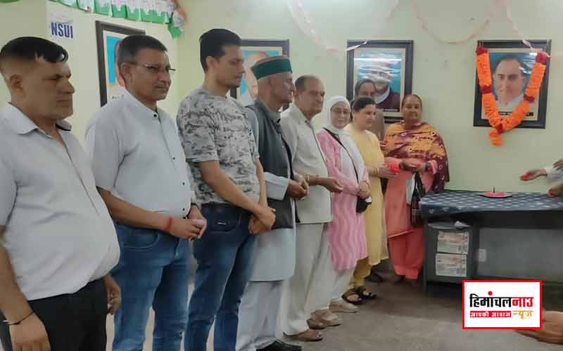 राजीव गांधी की पुण्यतिथि पर कांग्रेस ने दी भावभीनी श्रद्धांजलि, देश के विकास में योगदान को किया याद