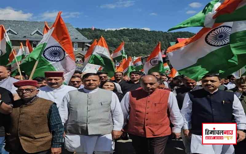 तिरंगा यात्रा / ऑपरेशन सिंदूर की सफलता के सम्मान में शिमला में तिरंगा यात्रा, भारतीय सेना के शौर्य को सलाम