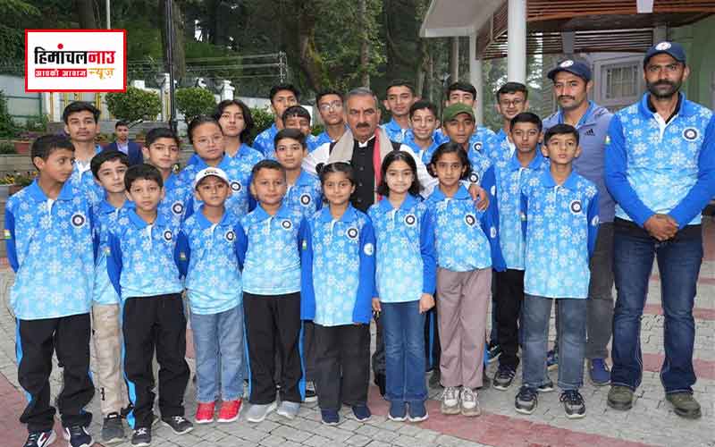Ice Skating Championship / राष्ट्रीय आइस स्केटिंग चैंपियनशिप के लिए हिमाचल के 60 खिलाड़ियों का दल रवाना