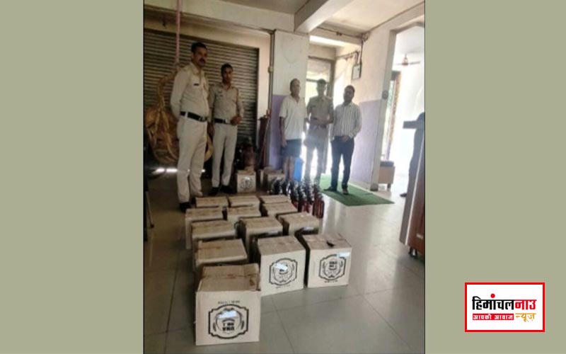 चम्बा पुलिस की बड़ी कार्रवाई, बैंसका गांव से दो लाख एमएल से अधिक अवैध देसी शराब बरामद