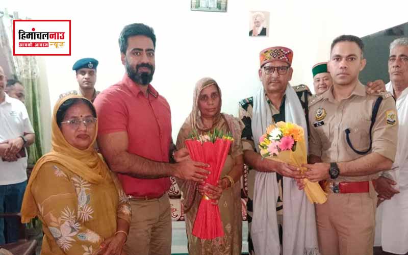 उपायुक्त ने ऑपरेशन सिंदूर में घायल हुए सब इंस्पेक्टर व्यास देव से की मुलाकात, परिवार को दिया सम्मान और आश्वासन