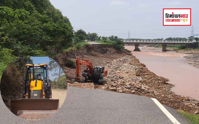 सिरमौर PWD ‘हाई अलर्ट’ पर, अब तक 3.45 करोड़ का नुकसान , 12 सड़कें बंद