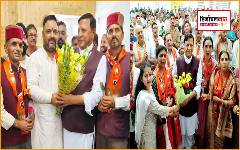 Rajeev Bindal / गृह जिला पहुंचे भाजपा प्रदेश अध्यक्ष डॉ. बिंदल, दीप कमल कार्यालय में हुआ भव्य स्वागत