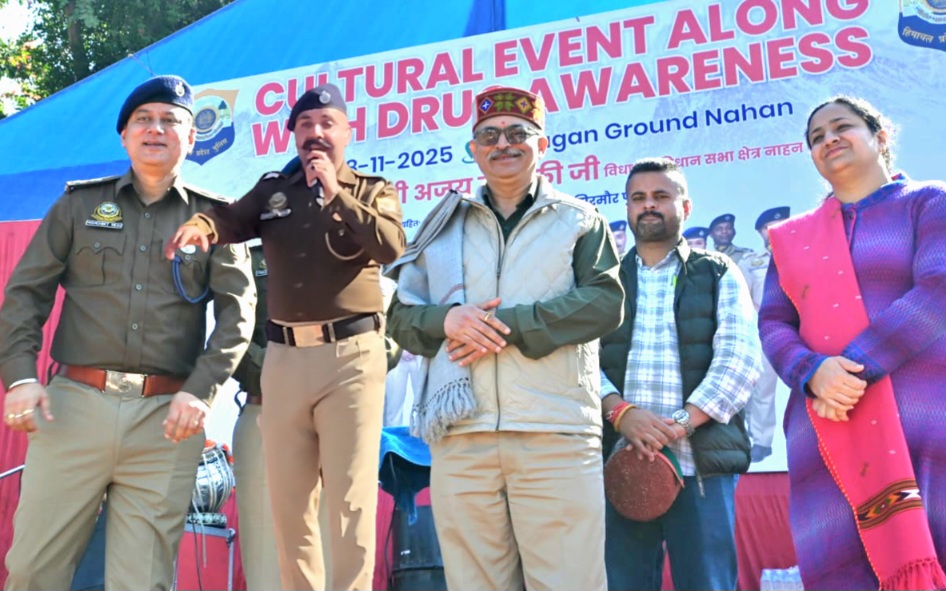 “से नो टू ड्रग्स’ मुहिम को सिरमौर में मिली जोरदार गति, विधायक सोलंकी ने नशे के सौदागरों को बताया ‘आतंकवादी’