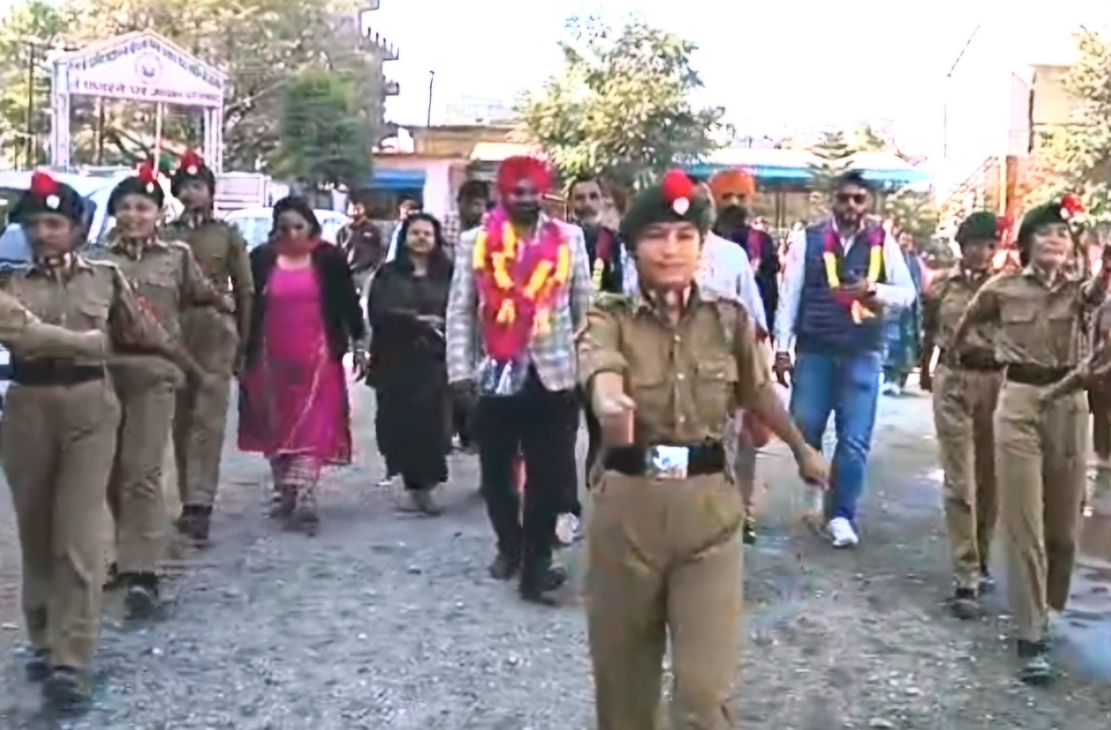 एनसीसी कैडेट्स है अनुशासन की पहचान, डर खत्म करो जोश से आगे बढ़ो बोले अविनाश सिंह सैनी