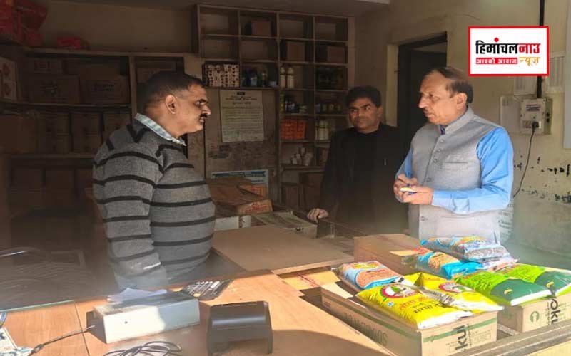 उचित मूल्य दुकानों व आंगनवाड़ी केन्द्रों का निरीक्षण, बेहतर भंडारण व गुणवत्ता पर जोर