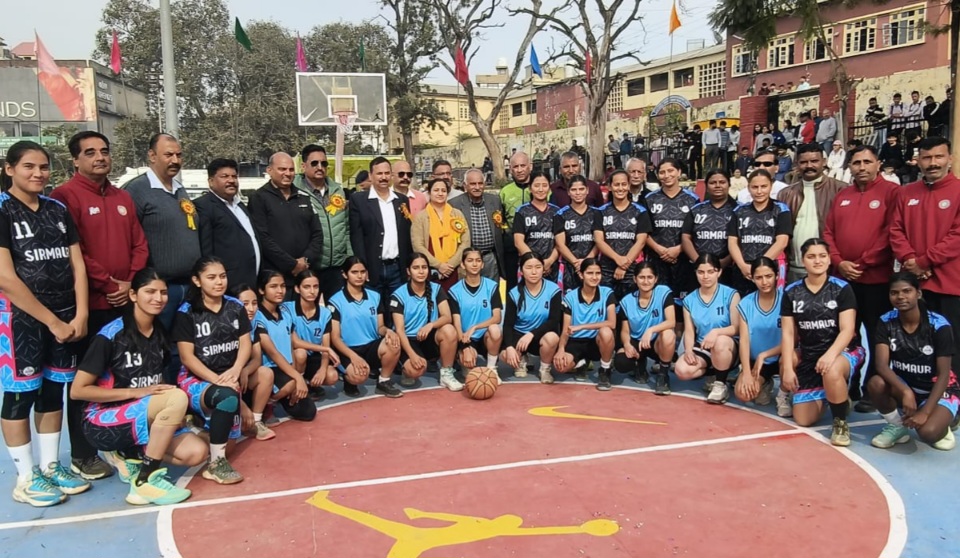 नाहन / राज्य स्तरीय सीनियर बास्केटबॉल चैंपियनशिप का आगाज, पहले दिन सिरमौर का रहा दबदबा​