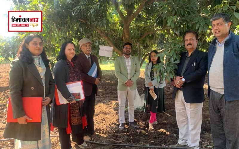 एनएचबी टीम ने धौलाकुआं औद्यानिकी अनुसंधान केंद्र की नर्सरी इकाइयों व मदर ब्लॉकों का विस्तृत निरीक्षण किया