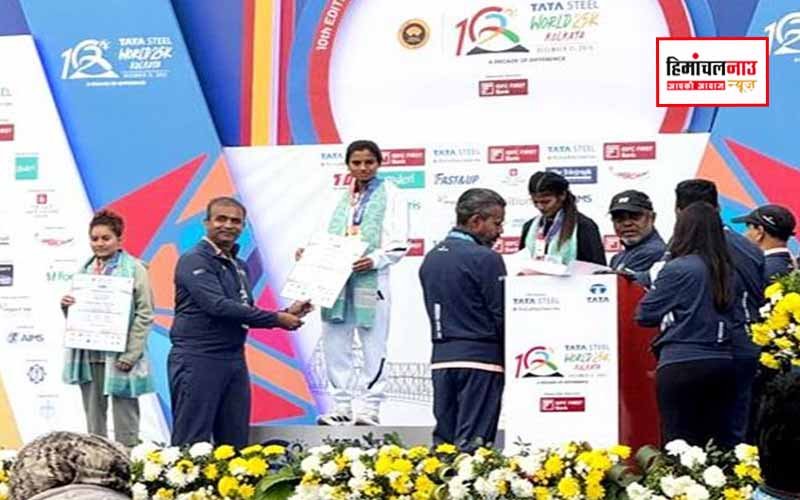 चम्बा की धाविका सीमा ने अंतरराष्ट्रीय एथलैटिक्स में रचा इतिहास , 25 किलोमीटर में बना राष्ट्रीय रिकॉर्ड