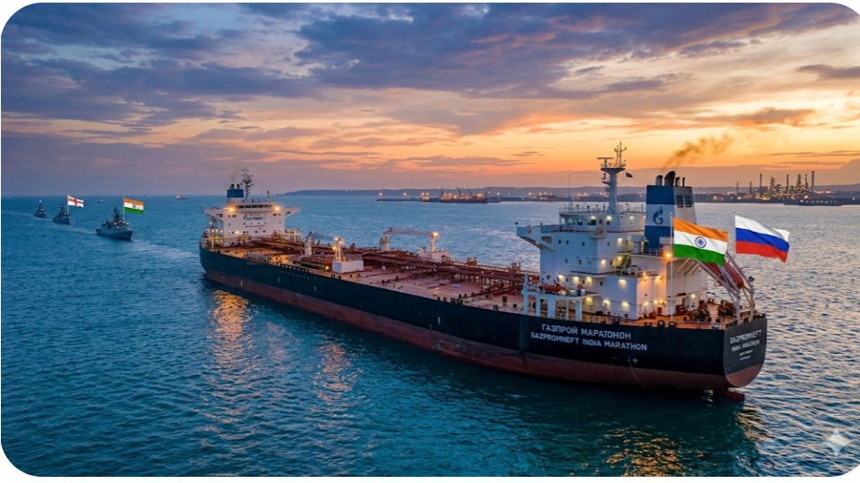 ऊर्जा संकट के बीच रूस का बड़ा कदम, भारत के लिए समुद्र में तैनात किए 95 लाख बैरल तेल वाले टैंकर