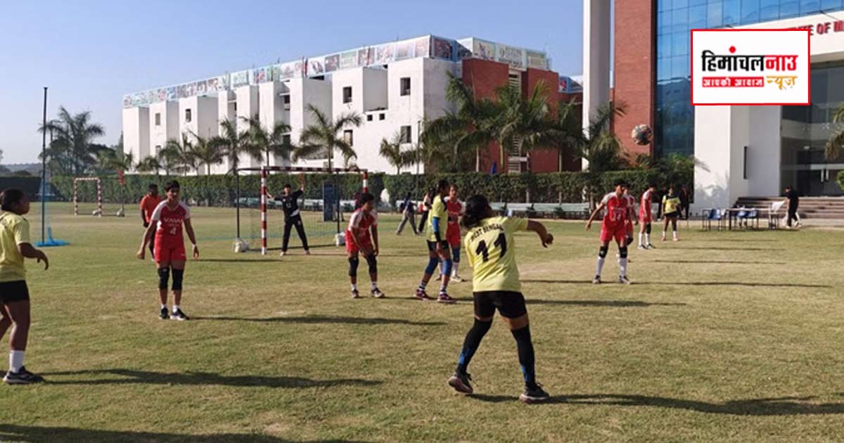 हिमाचल की महिला हैंडबाल टीम ने राष्ट्रीय चैंपियनशिप में फाइनल में जगह बनाई