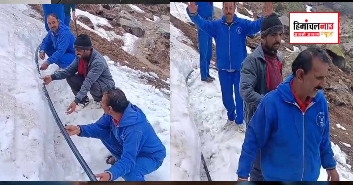 चूड़धार में बर्फ का सीना चीर निकलेगी पानी की धार, सेवादारों ने झोंकी ताकत, 15 मई से लंगर की तैयारी