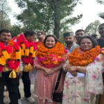 राजगढ़ नगर पंचायत चुनाव में जीत के बाद कांग्रेस समर्थक