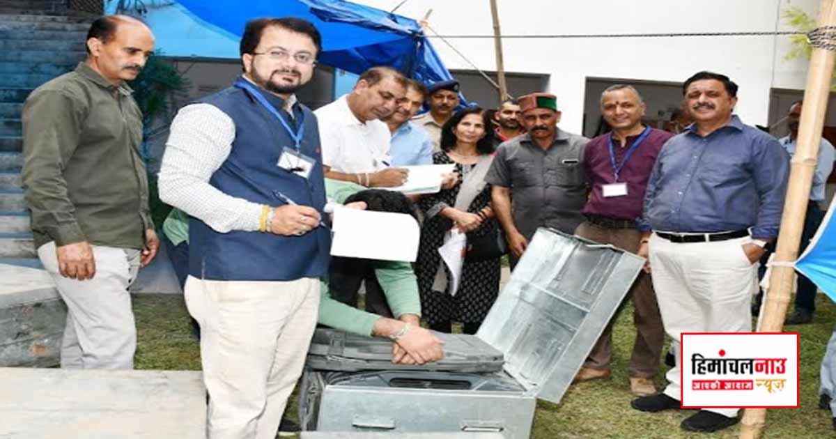 शहरी निकाय निर्वाचन-2026 के लिए सोलन जिले में विभिन्न निकायों को भेजी गई ईवीएम