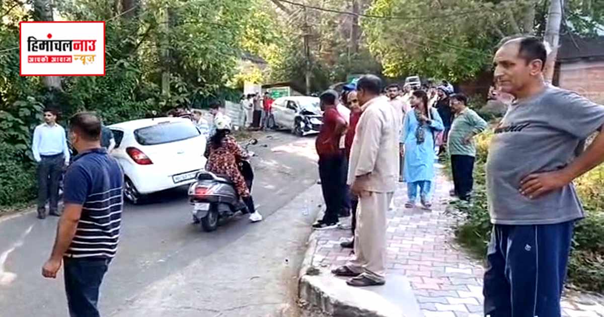 Accident / डांगक्वाली सड़क पर दो कारों की टक्कर, हादसे में चार लोग घायल